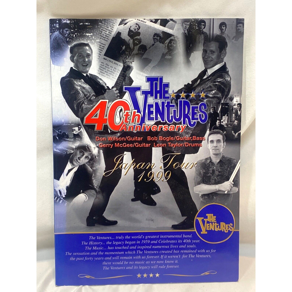 The Ventures 40Th Anniversary Brochure Book Japan Tour 1999